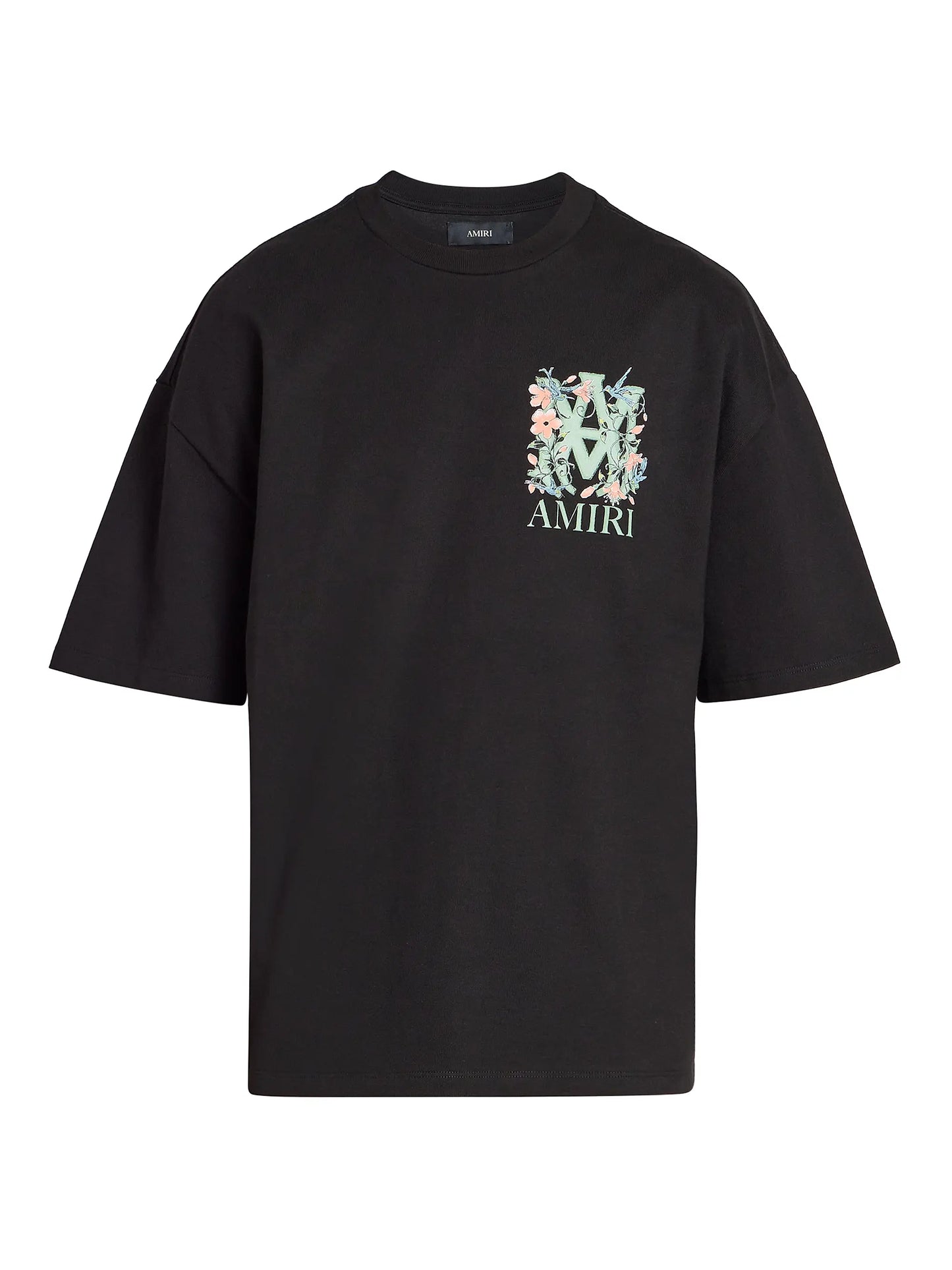 Amiri MA Floral Logo Oversized T-Shirt