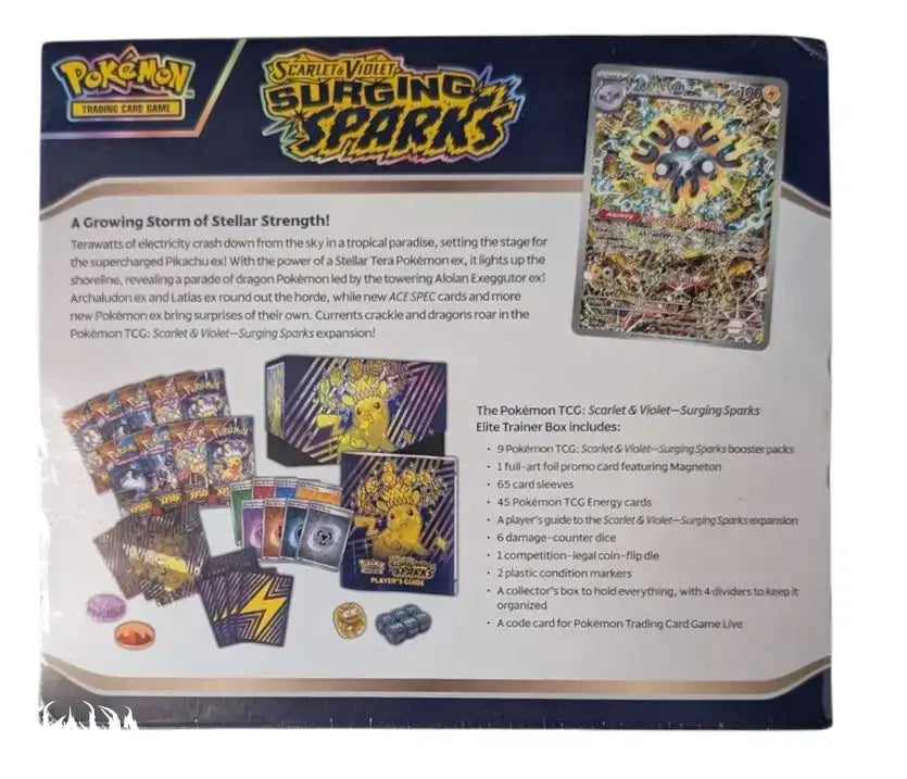 Pokémon English Scarlet & Violet Surging Sparks Elite Trainer Box Enforce Records