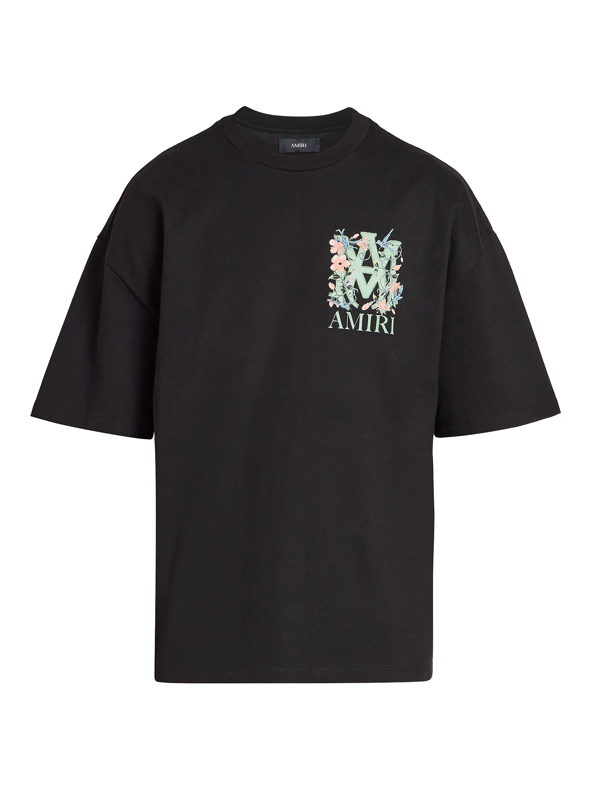 Amiri MA Floral Logo Oversized T-Shirt