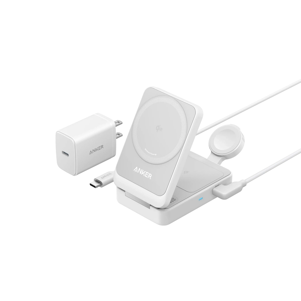 Anker MagGo Wireless Charging Station (Foldable 3-in-1) - Enforce