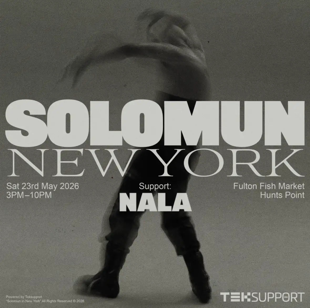Teksupport: Solomun Fulton Fish Market - Sat, May 23