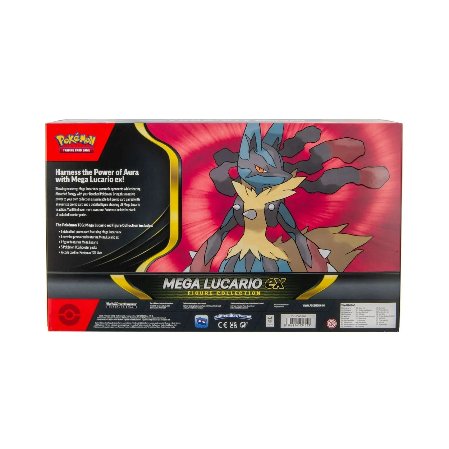 Pokemon TCG: Mega Lucario Ex Figure Box Enforce Records