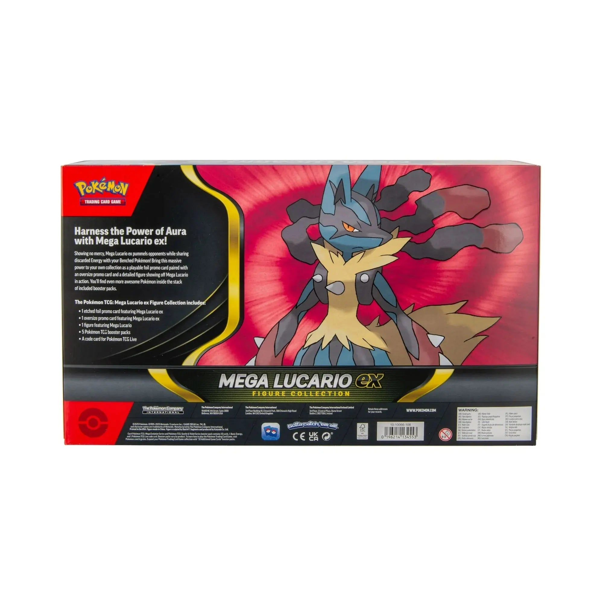 Pokemon TCG: Mega Lucario Ex Figure Box Enforce Records
