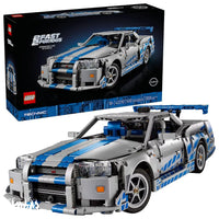 LEGO Technic 2 Fast 2 Furious Nissan Skyline GT-R (R34) Set 42210 Enforce Records