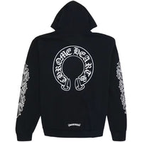 Chrome Hearts Horse Shoe Floral Hoodie