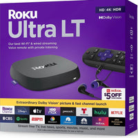 Roku Ultra LT 4K Streaming Player with Voice Remote