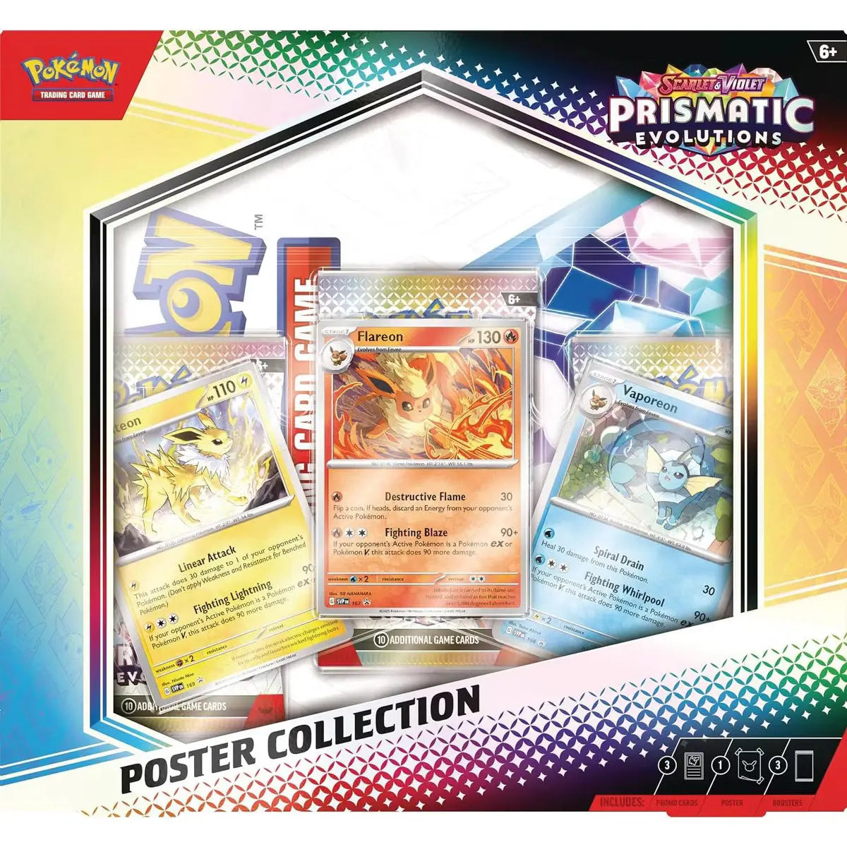 Pokemon TCG: Scarlet & Violet Prismatic Evolutions Poster Collection Enforce Records