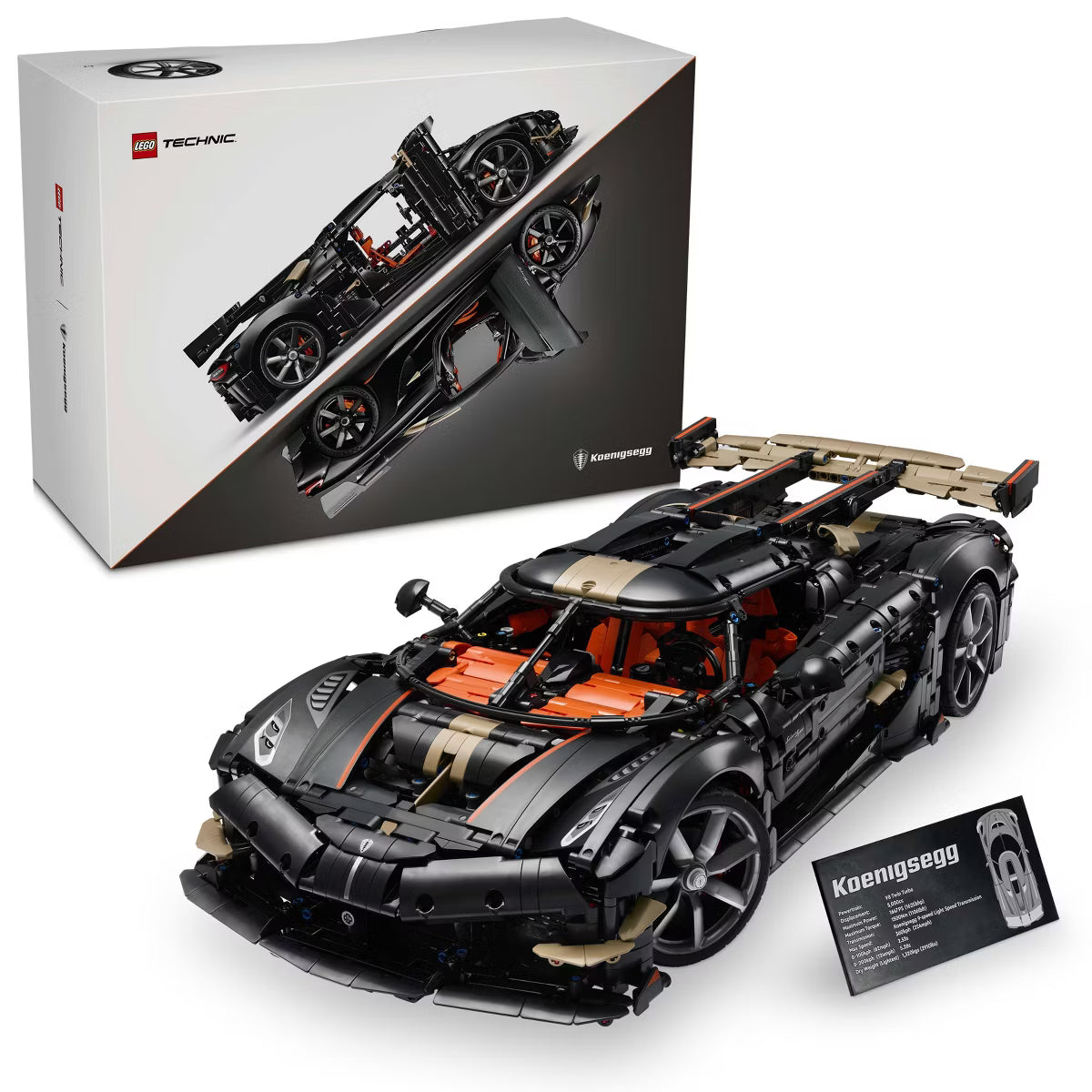 LEGO Technic Koenigsegg Sadair’s Spear Megacar Set 42232