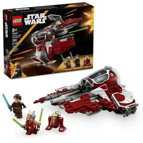 LEGO Star Wars: The Clone Wars Ahsoka's Jedi Interceptor Spaceship Set 75401 Enforce Records