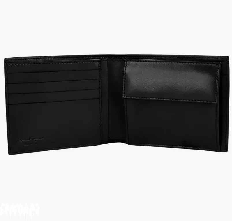 FERRAGAMO Crosta Polo Bifold Wallet Enforce Records