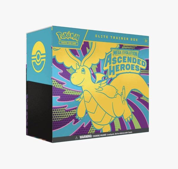 英語版 Ascended Heroes エリートトレーナーボックス Pokémon TCG: Ascended Heroes Elite Trainer Box – ENFORCEFLIX
