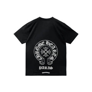 Chrome Hearts Paris Exclusive Horseshoe Short Sleeve Tee