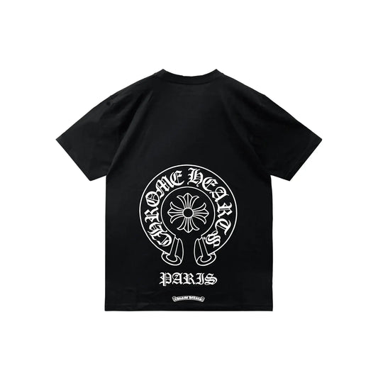 Chrome Hearts Paris Exclusive Horseshoe Short Sleeve Tee