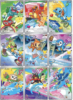 Pokémon TCG: First Partner Illustration Collection Series 1 (9 Cards)